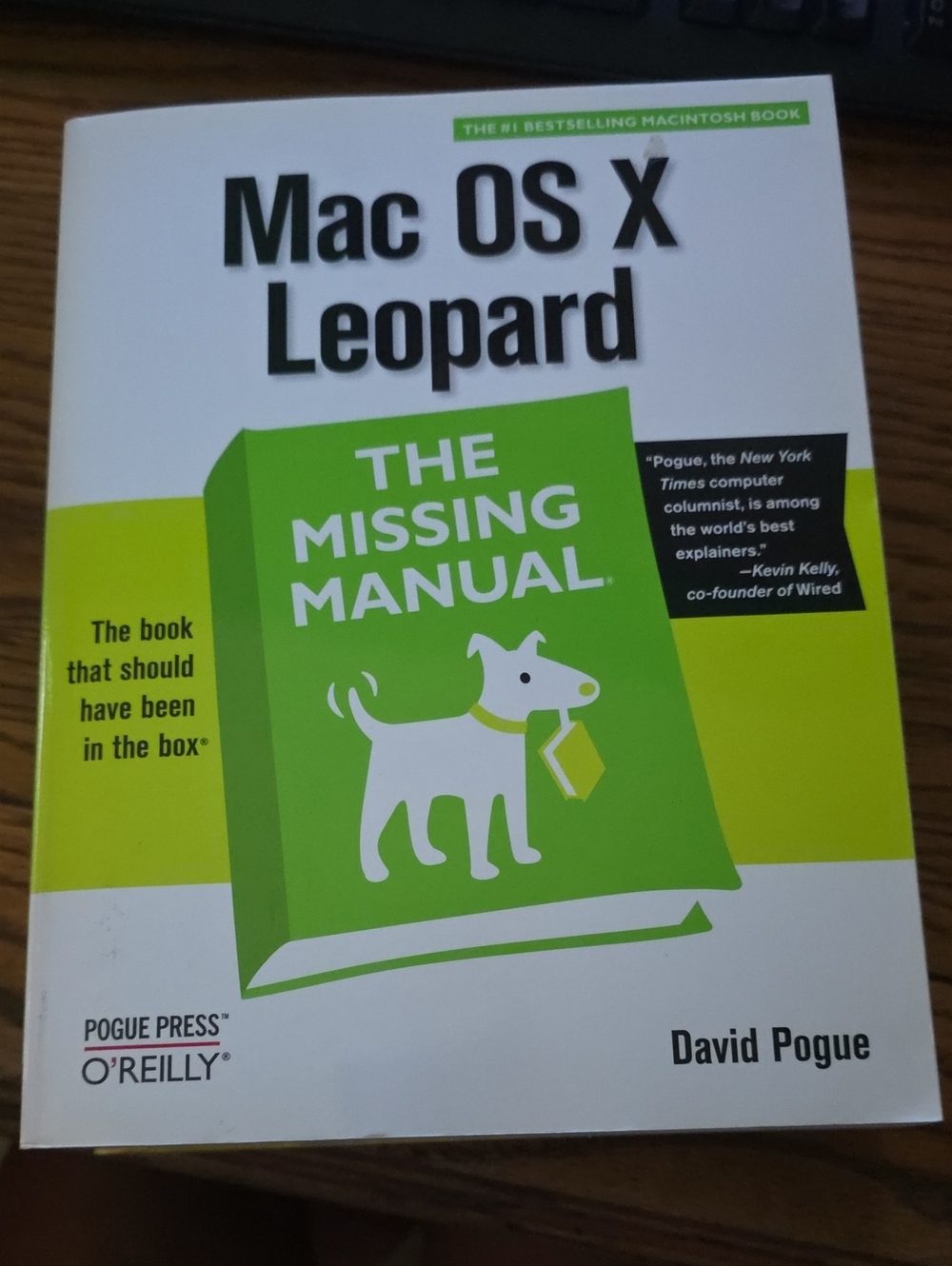 David Pogue Mac OS X Leopard The Missing Manual - White/Green